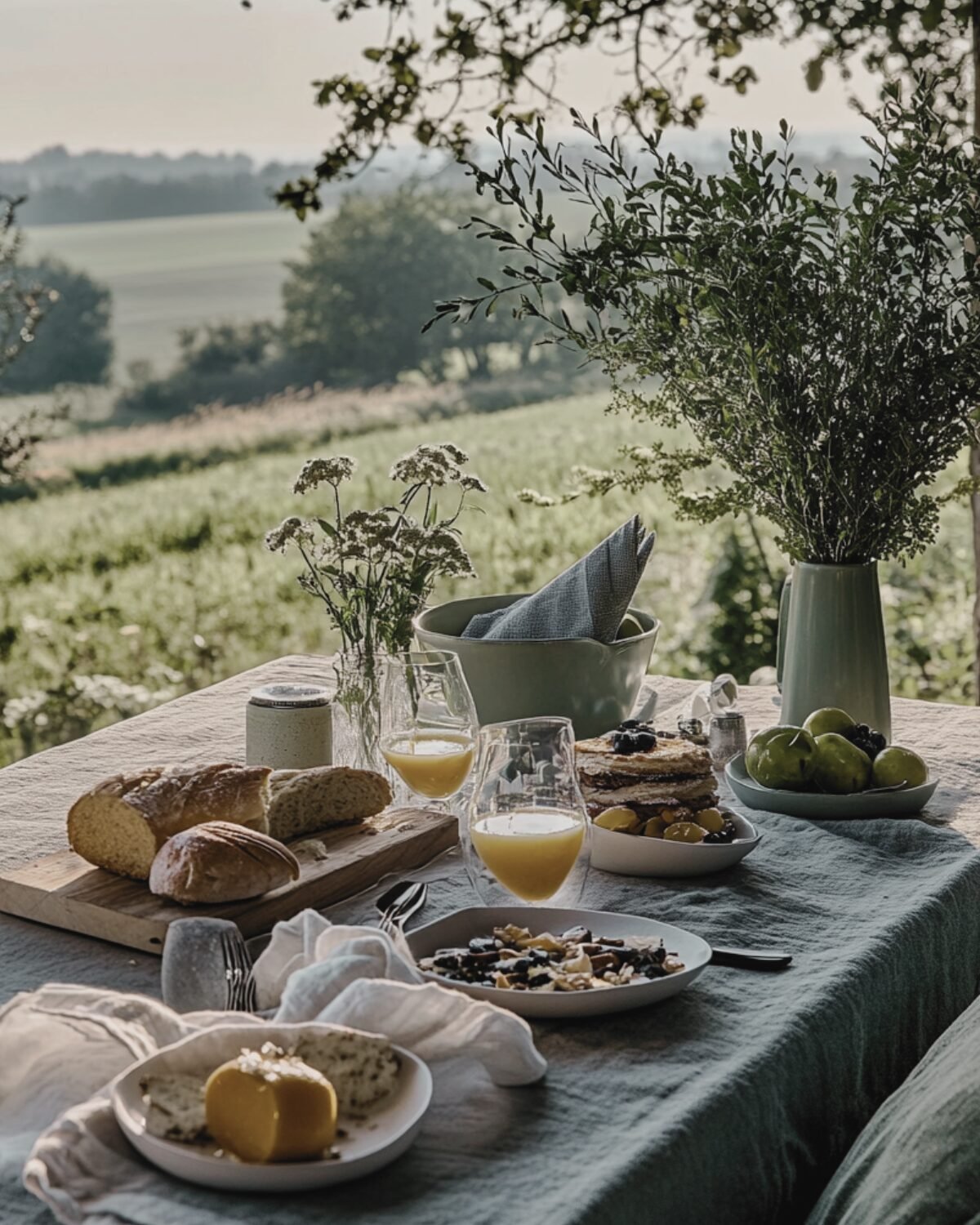 A refined retreat setting